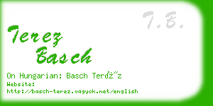 terez basch business card